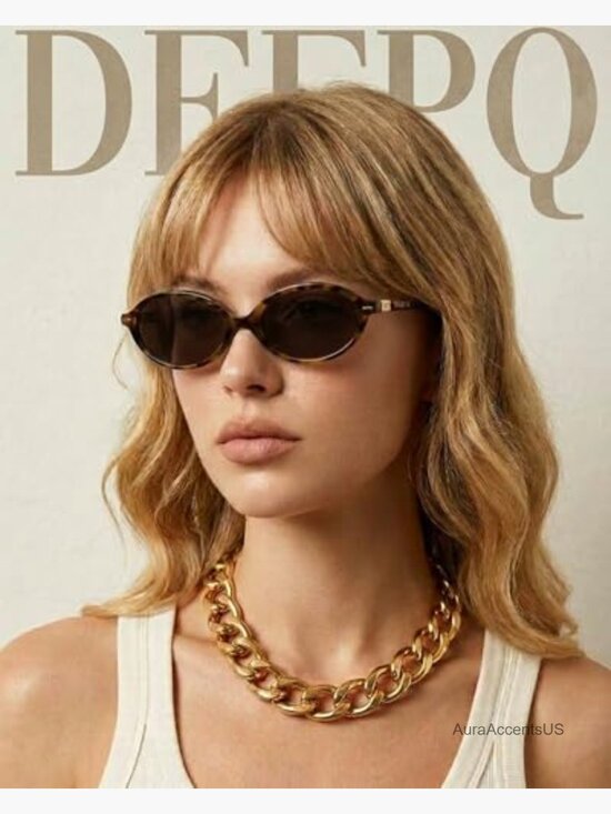 Retro Oval Polarized Sunglasses with UV400 Protection main image 5